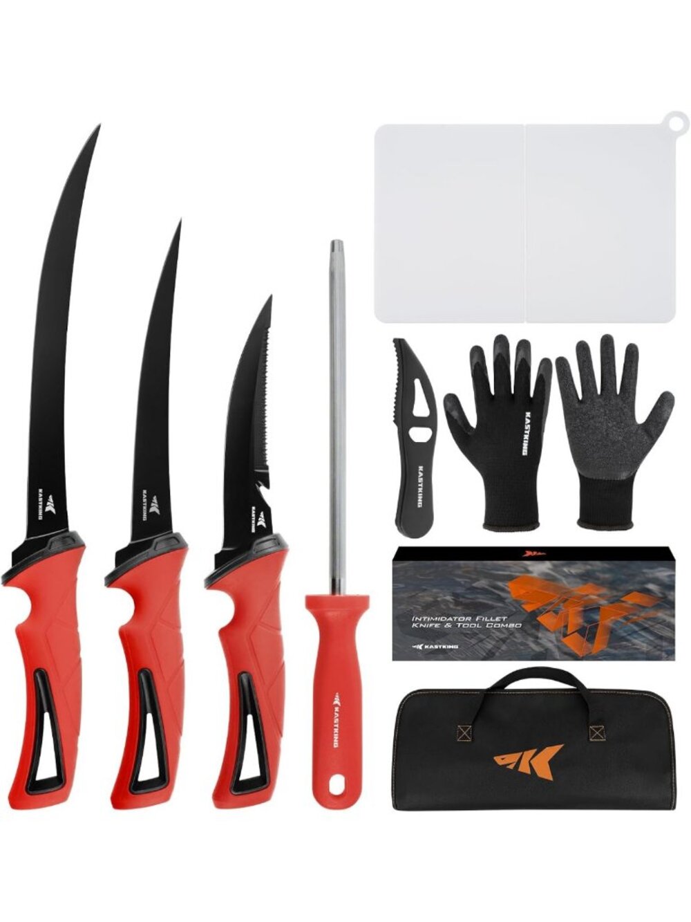 8-Piece Fillet Knife Set for Fishing, Perfect Gifts for Anglers and Outdoor